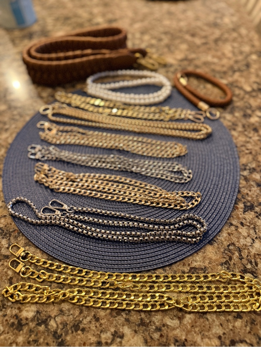Bundle of purse straps
